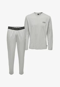Only & Sons 2-TEILIGER LANGARM LOUNGEWEAR - Pyjama - Schwarz -Only and Sons Verkäufe 8e5e01f160c14b2592125636e79f85bf 2