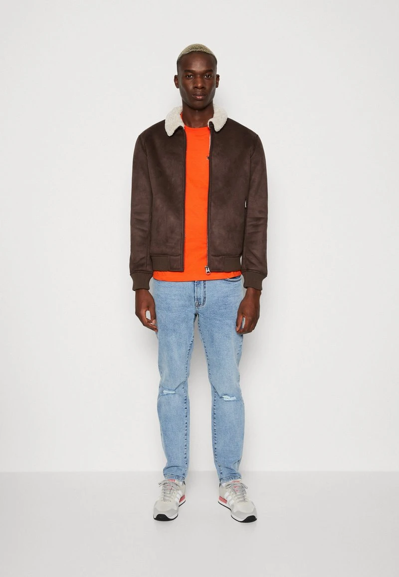 Only & Sons ONSTHOR JACKET - Kunstlederjacke - Seal Brown 2 Only & Sons ONSTHOR JACKET - Kunstlederjacke - Seal Brown – Bild 2