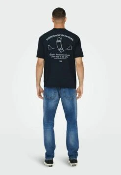 Only & Sons T-Shirt Print - Dark Navy