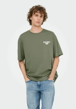 Only & Sons NATHAN - Print T-shirt - Agave Green -Only and Sons Verkäufe 937e3dfaf3cc4763bf2264bca8a5c073
