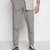 Only & Sons ONSMARK PANT STRIPE - Stoffhose - Light Grey Melange