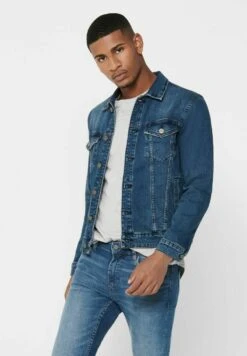 Only & Sons Jeansjacke - Blau