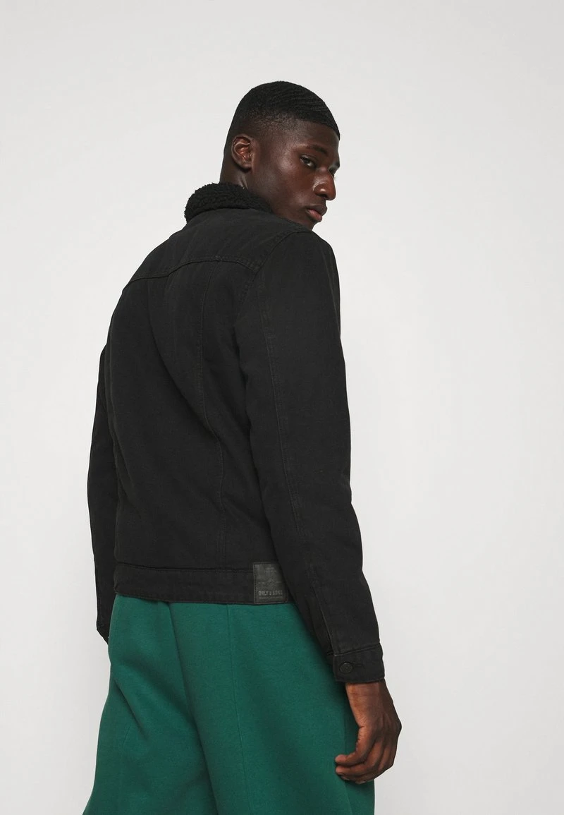 Only & Sons Jeansjacke - Black Denim 3 Only & Sons Jeansjacke - Black Denim – Bild 3