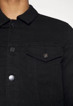 Only & Sons ONSCOIN JACKET - Jeansjacke - Black Denim -Only and Sons Verkäufe 98d89a9644bf4e55ad092a940e1eb8a2