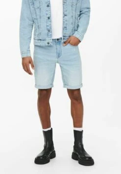 Only & Sons ONSPLY - Jeans Shorts - Blue Denim