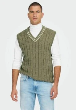 Only & Sons TANKTOP - Strickpullover - Mermaid