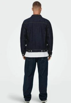 Only & Sons Jeansjacke - Dark Blue Denim -Only and Sons Verkäufe a45c6ed3d8da45678d762e01bf4343c4