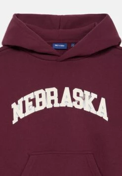 OSJGRAHAM HOODIE - Sweatshirt - Mauve Wine/white -Only and Sons Verkäufe a4a86f9b652c435c8cb21d3961e47079