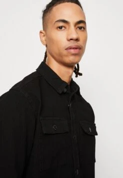 Only & Sons ONSCAMON OVERSHIRT - Jeansjacke - Black -Only and Sons Verkäufe a5e2279442e9480190b482228f797a9b