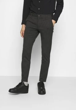 Only & Sons ONSMARK PANT STRIPE - Stoffhose - Dark Grey Melange