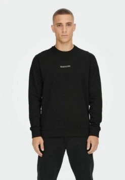 Only & Sons ONSELON LIFE REG LOGO - Sweatshirt - Black