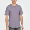 Only & Sons RUNDHALS LANGES KURZARM AUS ONSBEN - T-Shirt Basic - Lila