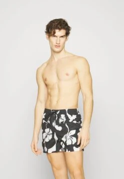Only & Sons ONSTED LIFE SWIM FLORAL - Badeshorts - Dark Navy