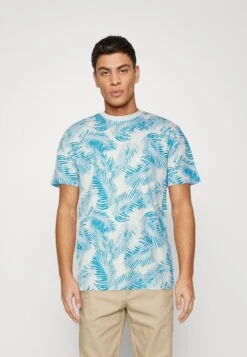 Only & Sons ONSPERRY LIFE LEAF - T-Shirt Print - Ancient Water