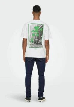 Only & Sons T-Shirt Print - Bright White -Only and Sons Verkäufe b3a50b582793498f852fad99c5dc045c