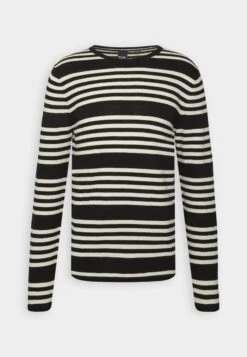 Only & Sons ONSOBY STRIPE - Strickpullover - Black -Only and Sons Verkäufe b60ab26d7284481086c8ce016e97a464 1