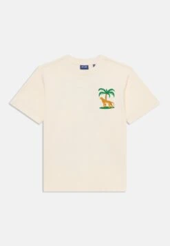 OSJJANLO LIFE LOOSE TEE - T-Shirt Print - Tofu