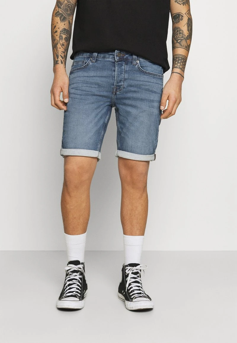 Only & Sons ONSPLY LIFE - Jeans Shorts - Blue Denim 1 Only & Sons ONSPLY LIFE - Jeans Shorts - Blue Denim