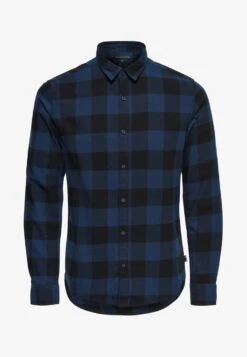 Only & Sons ONSGUDMUND LIFE - Hemd - Dark Blue, Anthracite -Only and Sons Verkäufe bc1e53f10f584093bc38213a981b21db