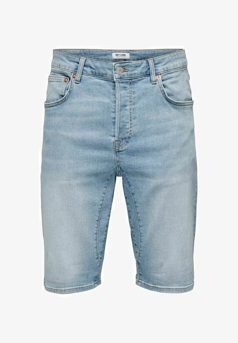 Only & Sons Jeans Shorts - Light Blue Denim 6 Only & Sons Jeans Shorts - Light Blue Denim – Bild 6