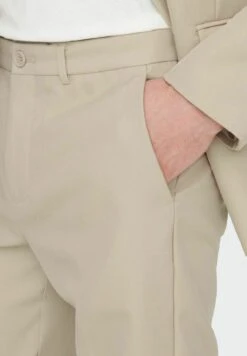 Only & Sons ONSEVE CLEAN - Anzughose - Beige -Only and Sons Verkäufe c16563b86e1b4b15870add641efcedeb