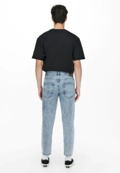 Only & Sons CROPPED LOOSE LEG ANKLE - Jeans Straight Leg - Hellblau -Only and Sons Verkäufe c2b2bb26714b4d34afd5444108a01a22