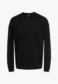 Only & Sons Strickpullover - Black -Only and Sons Verkäufe c445e7ede3d54699b0a9fb66b7d53435