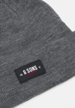 Only & Sons ONSEVAN BADGE BEANIE - Mütze - Grey -Only and Sons Verkäufe c5305516ef774bd0b4075589aecc0cca