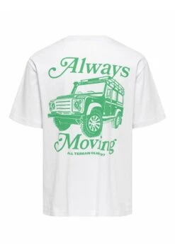 Only & Sons NATHAN - Print T-shirt - Bright White -Only and Sons Verkäufe c7cfc0e7784245098288e910a8bf3024