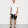 Only & Sons ONSMATT LONGY TEE 5 PACK - T-Shirt Basic - Black/white/blue