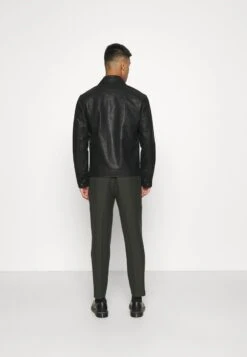 Only & Sons ONSAKSEL BIKER JACKET - Kunstlederjacke - Black -Only and Sons Verkäufe cbc3c33ebcca4f66b36d4f1ac3259a18