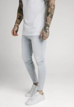 Only & Sons SKINNY FIT JEANS ONSWARP - Jeans Skinny Fit - Grey Denim -Only and Sons Verkäufe cda0f34501e648bb93e5eea65efa8d99