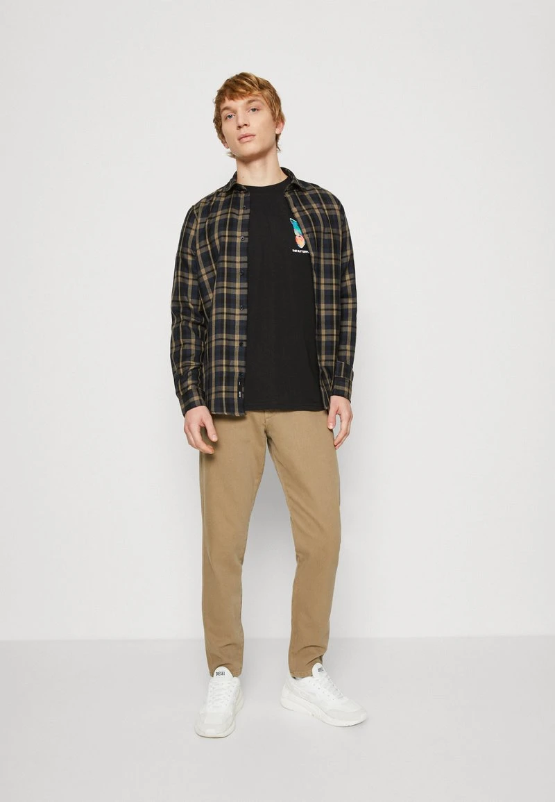 Only & Sons ONSTROY TEE 2 PACK - T-Shirt Print - Black 1 Only & Sons ONSTROY TEE 2 PACK - T-Shirt Print - Black