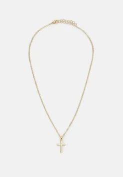 Only & Sons ONSCOLT CROSS NECKLACE UNISEX - Halskette - Silver-coloured -Only and Sons Verkäufe d364204f45e643559a97bb0f52fe3b73