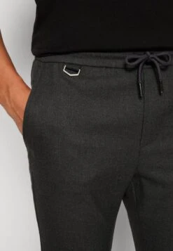 Only & Sons ONSLINUS TAP CROP PANT - Stoffhose - Dark Grey Melange -Only and Sons Verkäufe d3e4707d87a44ad9a3c4afc88cfcb95a