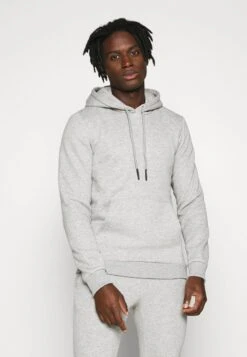 Only & Sons ONSCERES NOOS - Kapuzenpullover - Light Grey Melange