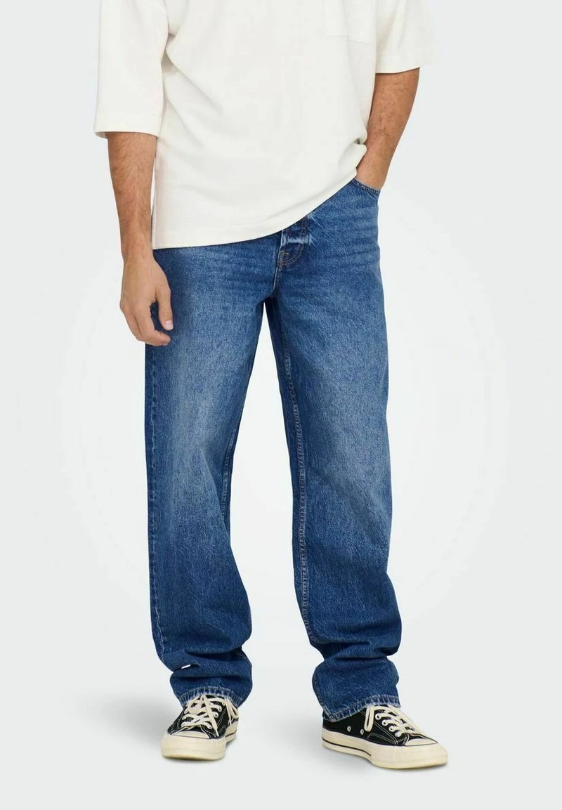Only & Sons ONSFIVE - Jeans Relaxed Fit - Medium Blue Denim 1 Only & Sons ONSFIVE - Jeans Relaxed Fit - Medium Blue Denim