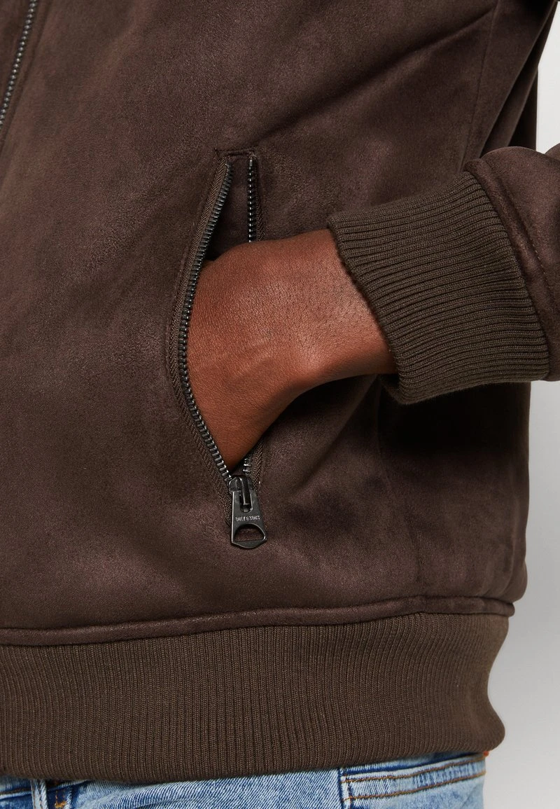 Only & Sons ONSTHOR JACKET - Kunstlederjacke - Seal Brown 6 Only & Sons ONSTHOR JACKET - Kunstlederjacke - Seal Brown – Bild 6