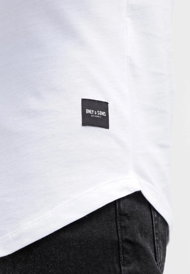 Only & Sons ONSMATT LONGY TEE - T-Shirt Basic - White 5 Only & Sons ONSMATT LONGY TEE - T-Shirt Basic - White – Bild 5