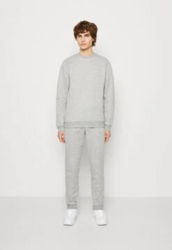Only & Sons ONSCERES PANT & CREW SET UNISEX - Sweatshirt - Light Grey Melange