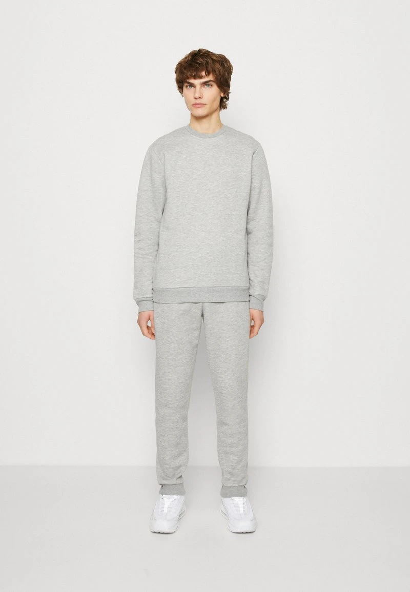 Only & Sons ONSCERES PANT & CREW SET UNISEX - Sweatshirt - Light Grey Melange 1 Only & Sons ONSCERES PANT & CREW SET UNISEX - Sweatshirt - Light Grey Melange