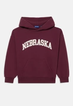 OSJGRAHAM HOODIE - Sweatshirt - Mauve Wine/white