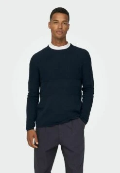 Only & Sons Strickpullover - Dark Navy