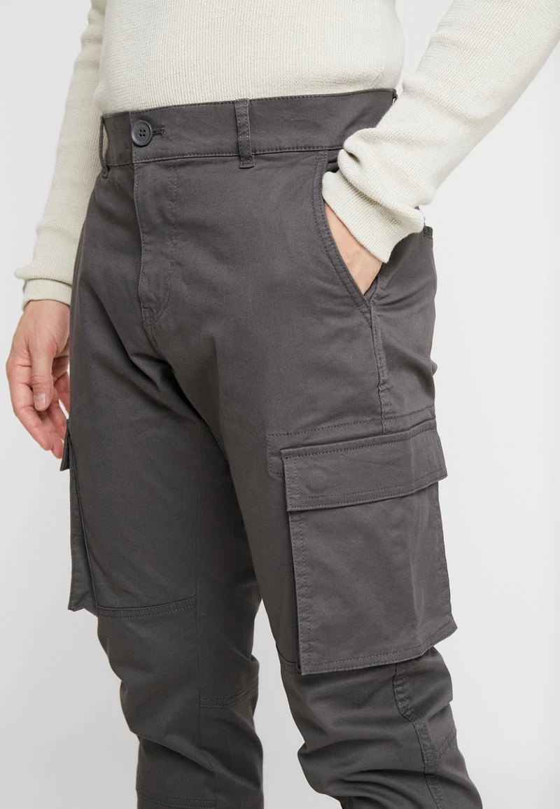 Only & Sons ONSCAM STAGE CUFF - Cargohose - Grey Pinstripe 4 Only & Sons ONSCAM STAGE CUFF - Cargohose - Grey Pinstripe – Bild 4