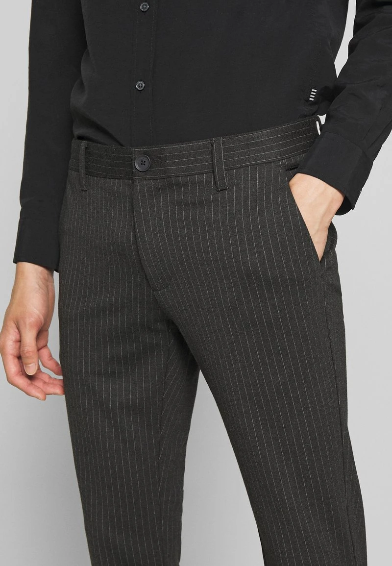 Only & Sons ONSMARK PANT STRIPE - Stoffhose - Dark Grey Melange 5 Only & Sons ONSMARK PANT STRIPE - Stoffhose - Dark Grey Melange – Bild 5