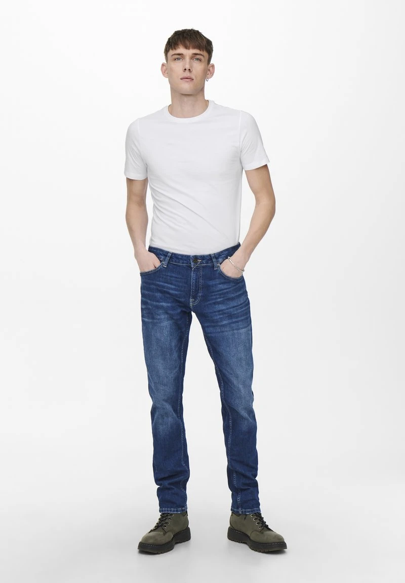 Only & Sons ONSBASIC SLIM O NECK 2 PACK - T-Shirt Basic - White 2 Only & Sons ONSBASIC SLIM O NECK 2 PACK - T-Shirt Basic - White – Bild 2