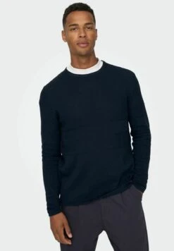 Only & Sons Strickpullover - Dark Navy -Only and Sons Verkäufe f063100508834735a0c28a1aa5d54006
