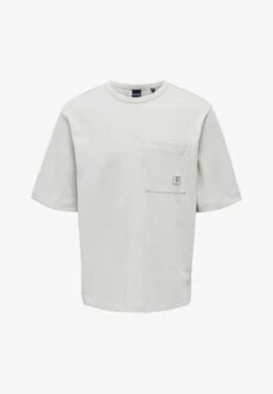 Only & Sons EINFARBIGES RUNDHAL WEITES KURZARM BASIC ONSBERKE - T-Shirt Basic - Beige -Only and Sons Verkäufe f2c704fe8fbf4f409f82d0da6616314f