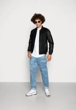 Only & Sons ONSMATT LONGY 2 PACK - T-Shirt Basic - Black/white