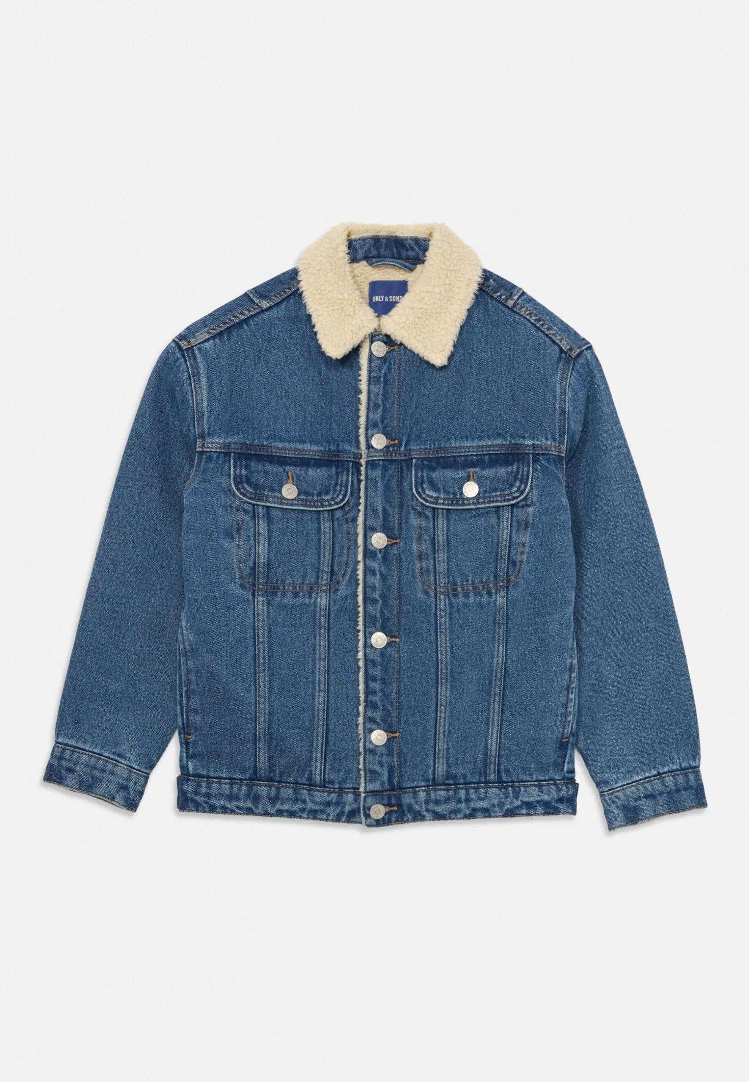 OSJWILSON JACKET - Jeansjacke - Medium Blue Denim 1 OSJWILSON JACKET - Jeansjacke - Medium Blue Denim